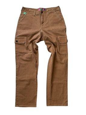 Empyre Women's Tan and Khaki Cargo Jeans